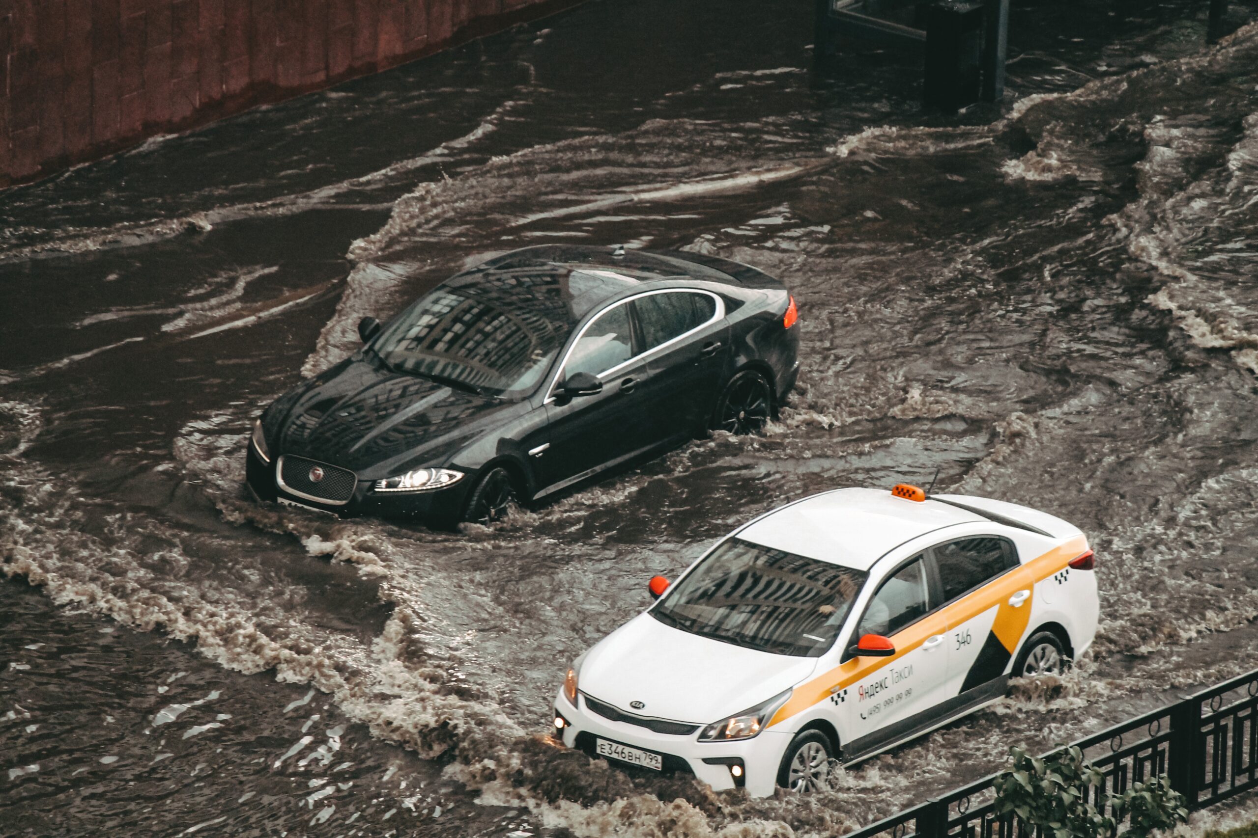 Why is it dangerous to drive in flash flood?