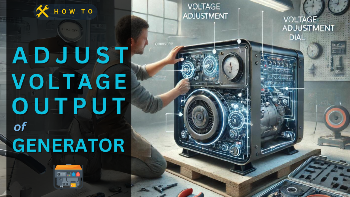 How to Adjust the Voltage Output of Generator