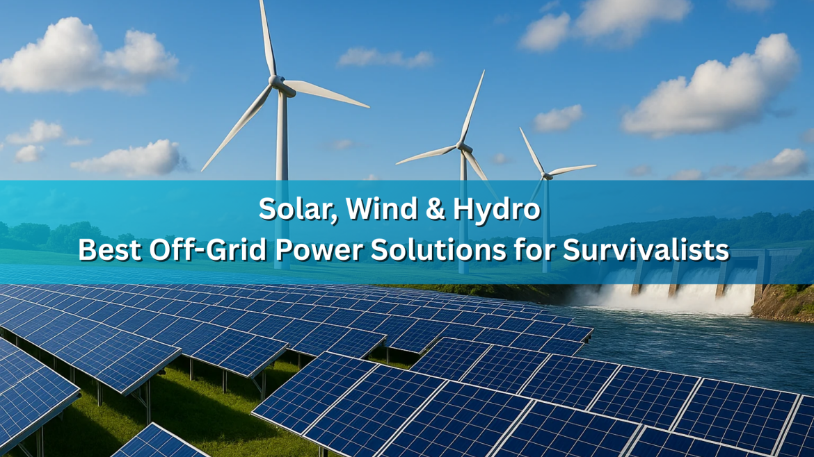 Solar, Wind & Hydro: Best Off-Grid Power Solutions for Survivalists