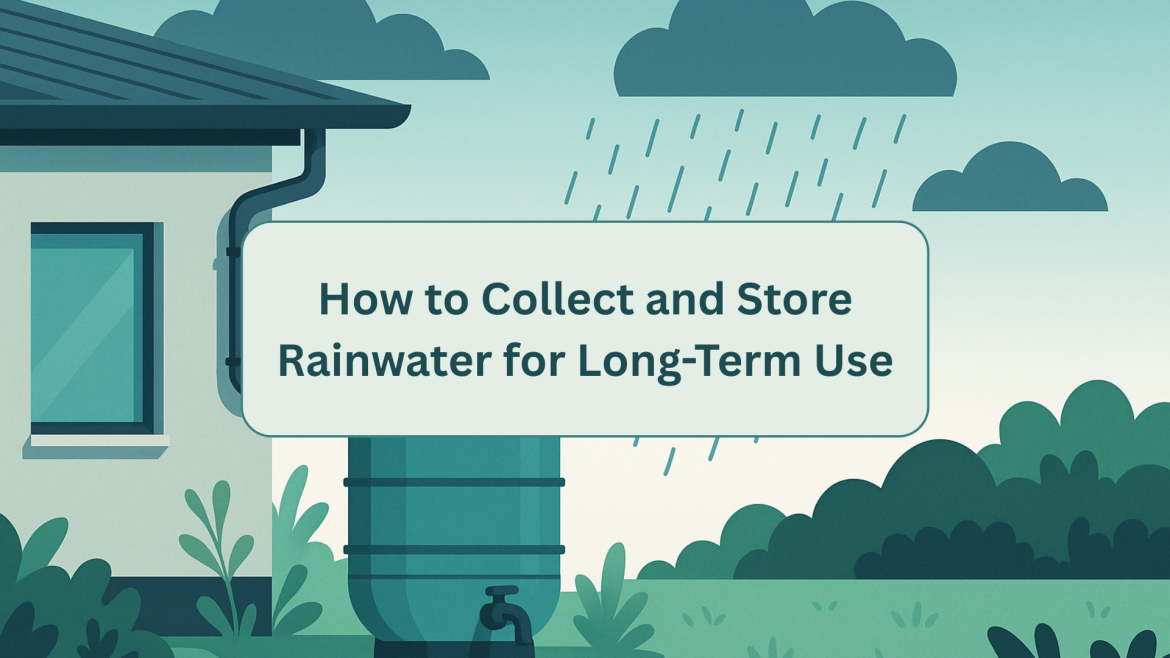 How to Collect and Store Rainwater for Long-Term Use