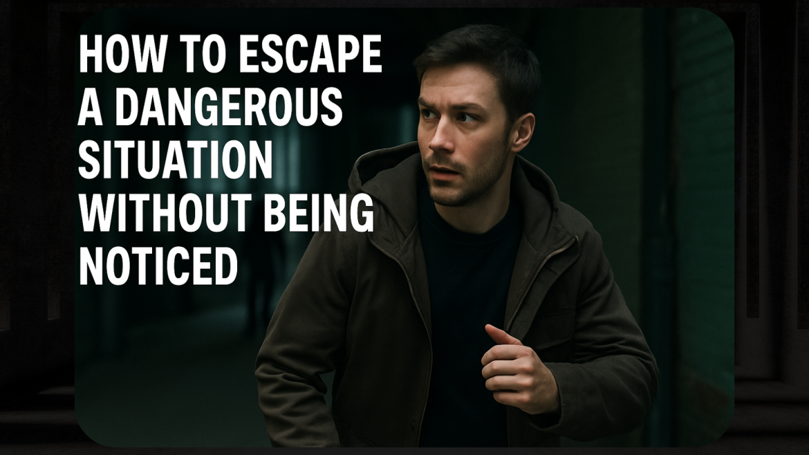 How to Escape a Dangerous Situation Without Being Noticed