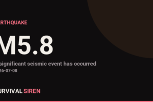 M5.8 Earthquake Strikes Near Vanuatu