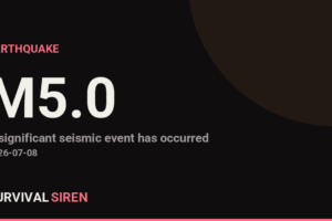 M5.0 Earthquake Strikes Papua New Guinea Region