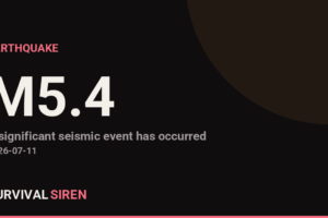 M5.4 Earthquake Strikes Near Sarangani, Philippines