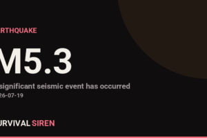 M5.3 Earthquake Strikes Southwest of Puerto Madero, Mexico