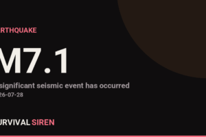 M7.1 Earthquake Strikes Near Uki, Japan; Tsunami Watch in Effect