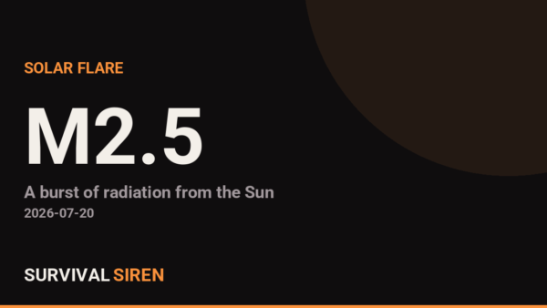 M2.5 Solar Flare Detected on the Sun