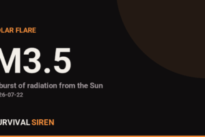 M3.5 Solar Flare Triggers Radio Blackout; CME Risk Watch Through July 25