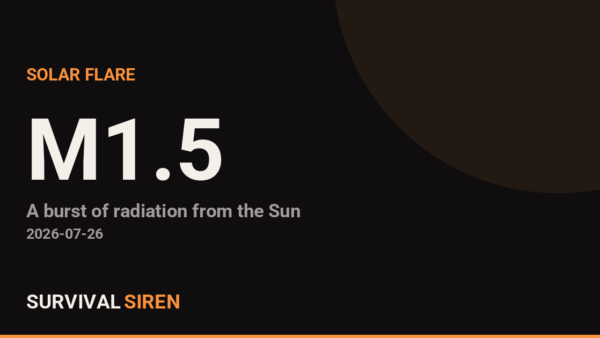 M1.5 Solar Flare Detected; Radio Disruptions Possible Today