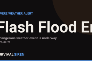 Flash Flood Emergency Issued for Three West Virginia Counties