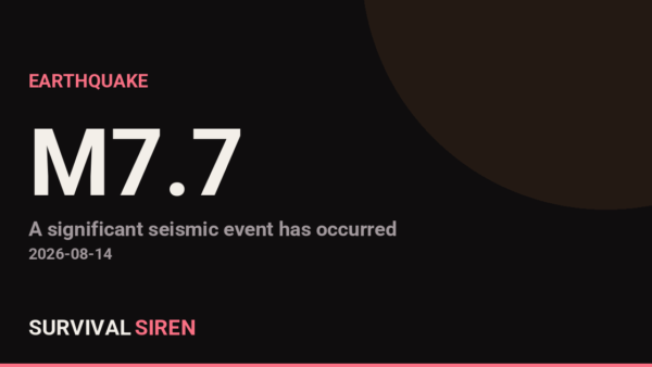 M7.7 Earthquake Strikes Indonesia; Tsunami Watch in Effect