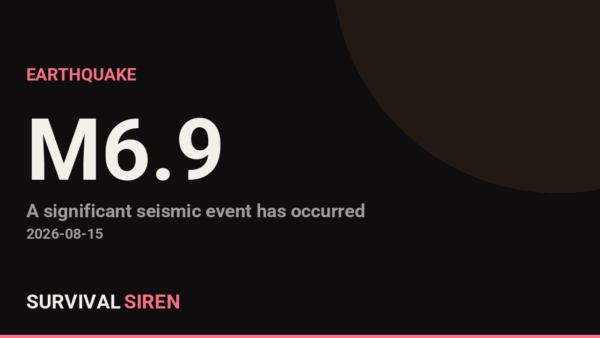 M6.9 Earthquake Strikes Indonesia; No Space Weather Connection