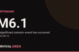M6.1 Earthquake Strikes Vanuatu; No Tsunami Warning Issued