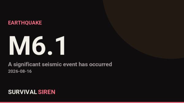 M6.1 Earthquake Strikes Vanuatu; No Tsunami Warning Issued