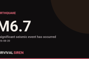 M6.7 Earthquake - 38 km NW of Upahuacho, Peru