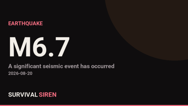 M6.7 Earthquake - 38 km NW of Upahuacho, Peru