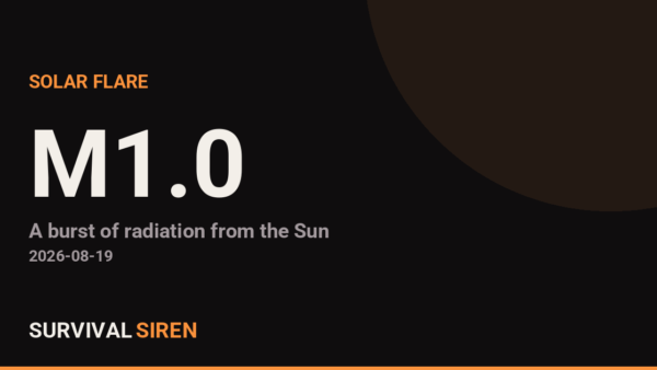 M1.0 Solar Flare Detected on the Sun