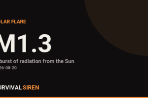 M1.3 Solar Flare Detected on the Sun