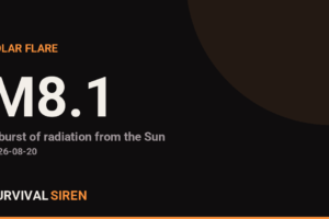 M8.1 Solar Flare Detected on the Sun