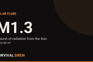 M1.3 Solar Flare Detected on the Sun