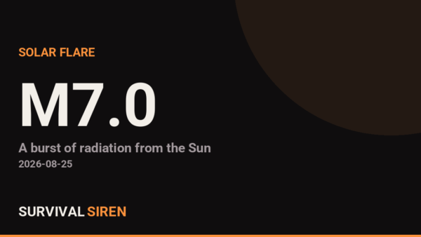 M7.0 Solar Flare Detected on the Sun