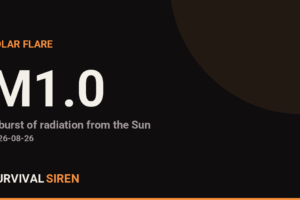 M1.0 Solar Flare Detected on the Sun