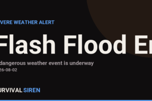Flash Flood Emergency Declared in Surry, North Carolina