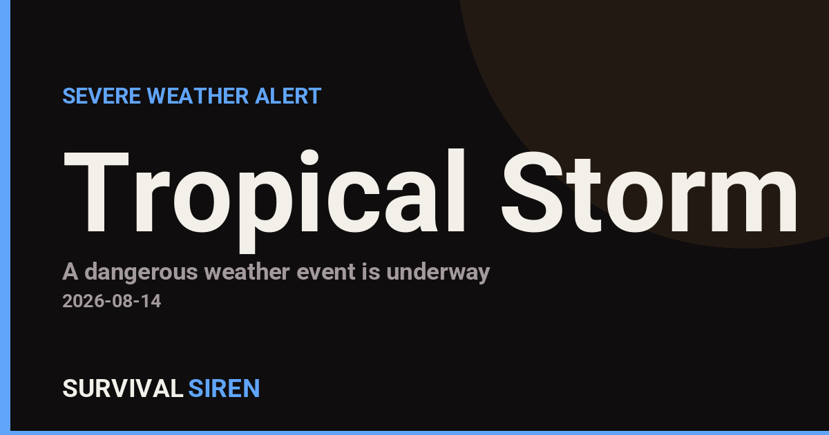 Tropical Storm Warning Issued for 19 Hawaiian Areas