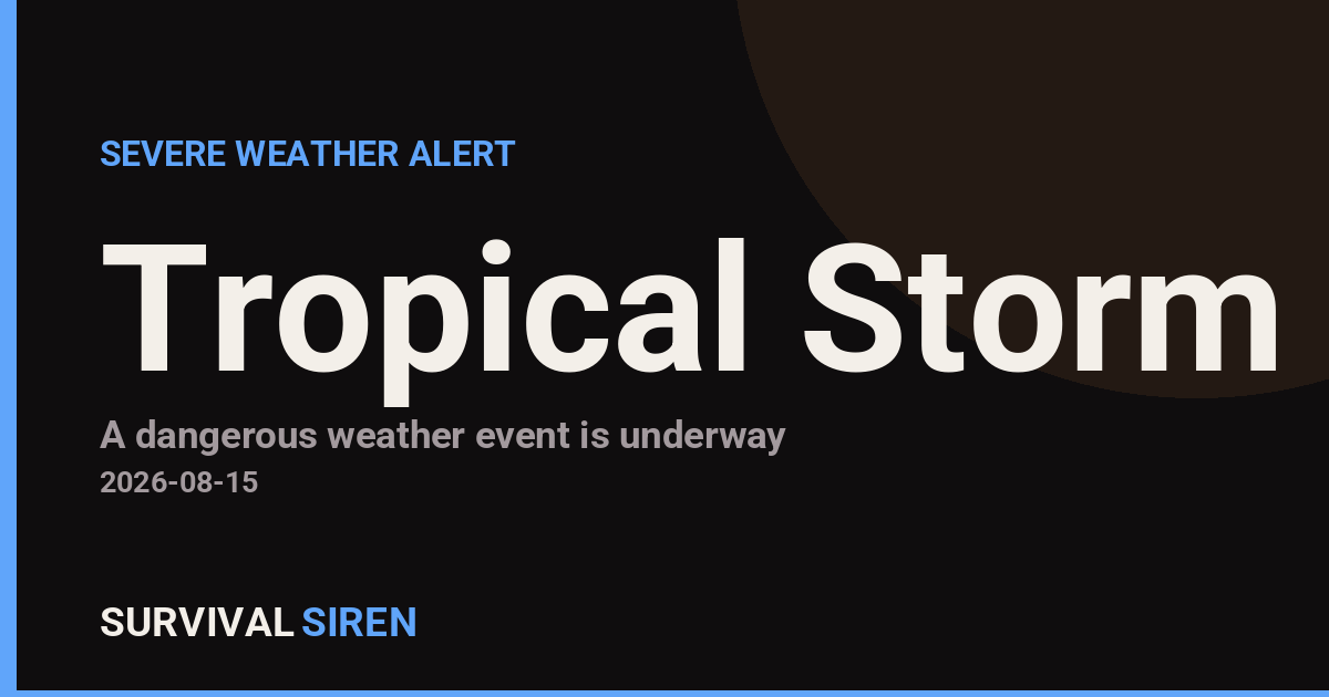 Tropical Storm Warning Issued for 46 Hawaii Areas