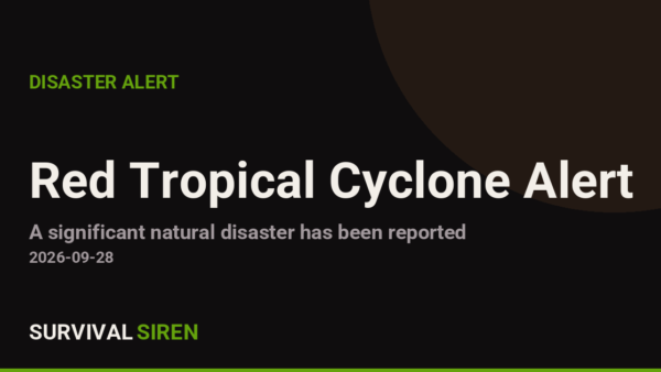 Red Tropical Cyclone Alert: Hurricane Polo (POLO-26) Threatens Mexico's Pacific Coast