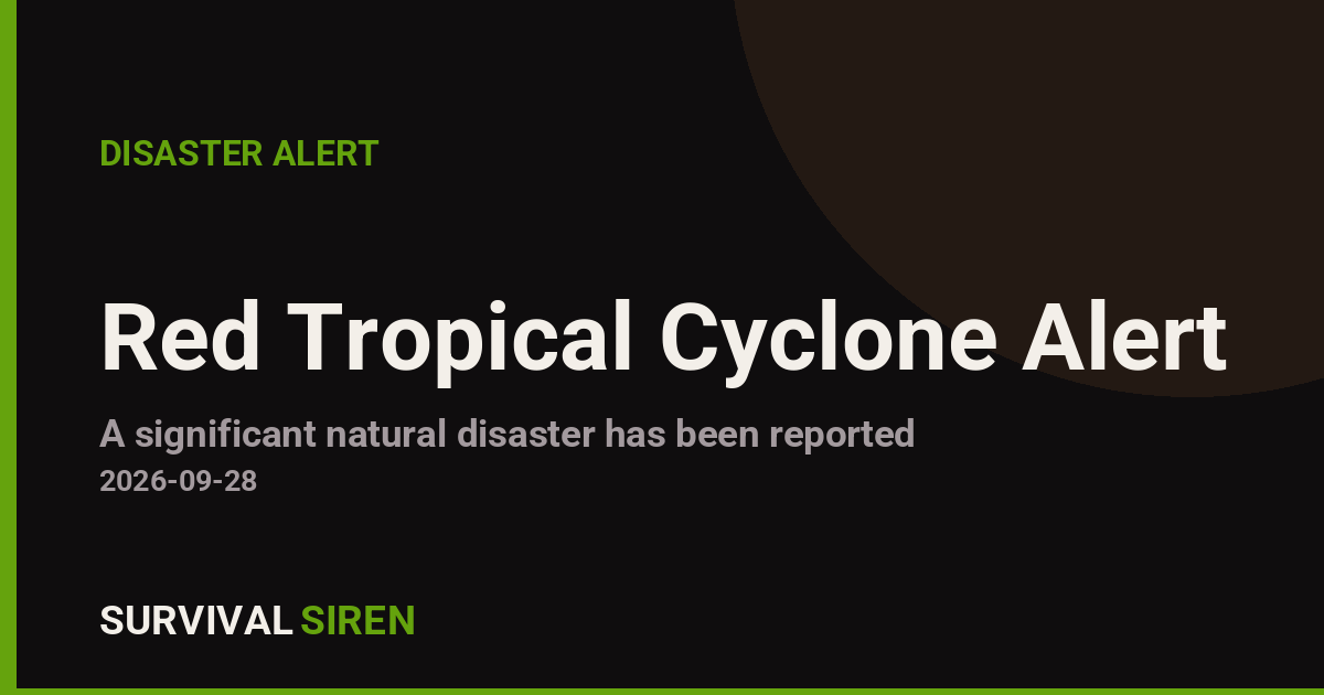 Red Tropical Cyclone Alert: Hurricane Polo (POLO-26) Threatens Mexico's Pacific Coast