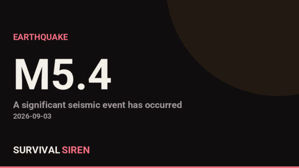 M5.4 Earthquake Strikes Near Bulolo, Papua New Guinea