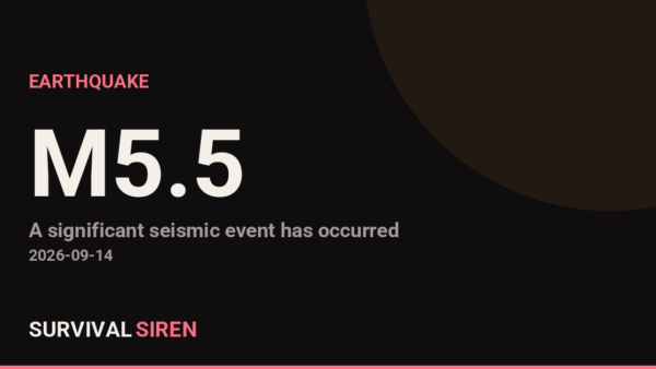 Magnitude 5.5 Earthquake Strikes Offshore South of Java, Indonesia
