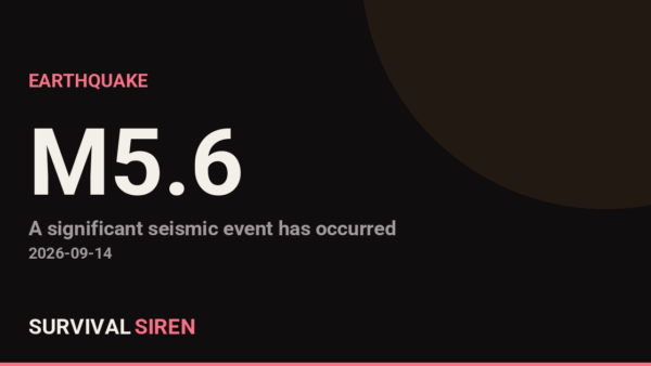 Magnitude 5.6 Earthquake Strikes North of Tobelo, Indonesia