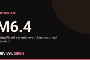 M6.4 Earthquake Strikes Near Kainantu, Papua New Guinea