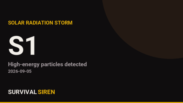 Minor S1 Solar Radiation Storm Underway: Little Impact for Most People