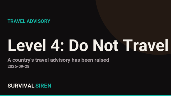DR Congo Travel Advisory Raised to Level 4: Do Not Travel