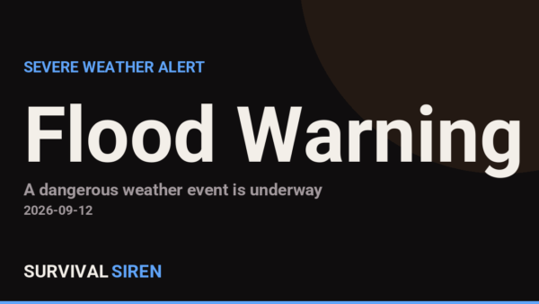 Flood Warning Issued for Cobb County, Georgia