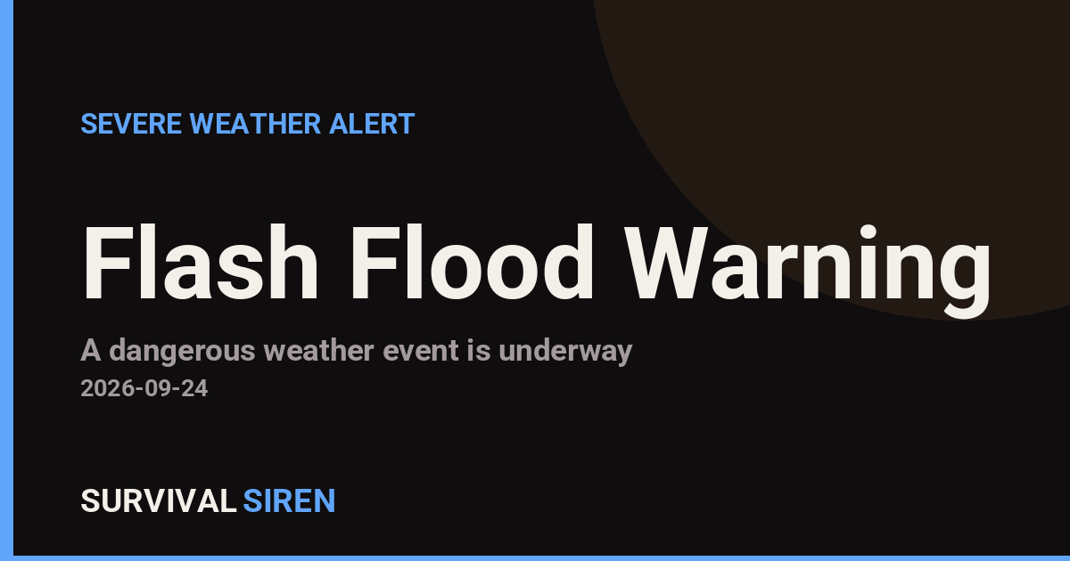 Flash Flood Warning for Southeast Kentucky and Knox County, Tennessee