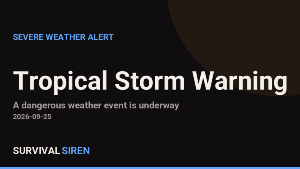 Tropical Storm Warning Issued for Hawaii's Big Island — 12 Areas Covered
