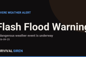 Flash Flood Warning Issued for Randall and Potter Counties, Texas