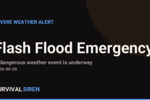 Flash Flood Warning Issued for Doña Ana County, New Mexico