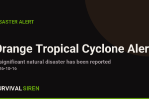 Orange Alert: Tropical Storm ONE-26 Affects Cook Islands