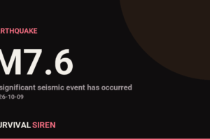 Magnitude 7.6 Earthquake Strikes Near Pitaloza Arriba, Panama