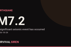 Magnitude 7.2 Earthquake Strikes Offshore Vanuatu, West of Sola