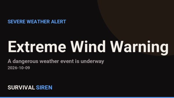 Extreme Wind Warning for Four Florida Panhandle Counties Until 8:45 PM CDT