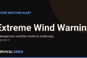 Extreme Wind Warning in Effect for Guam Until 5:30 AM ChST