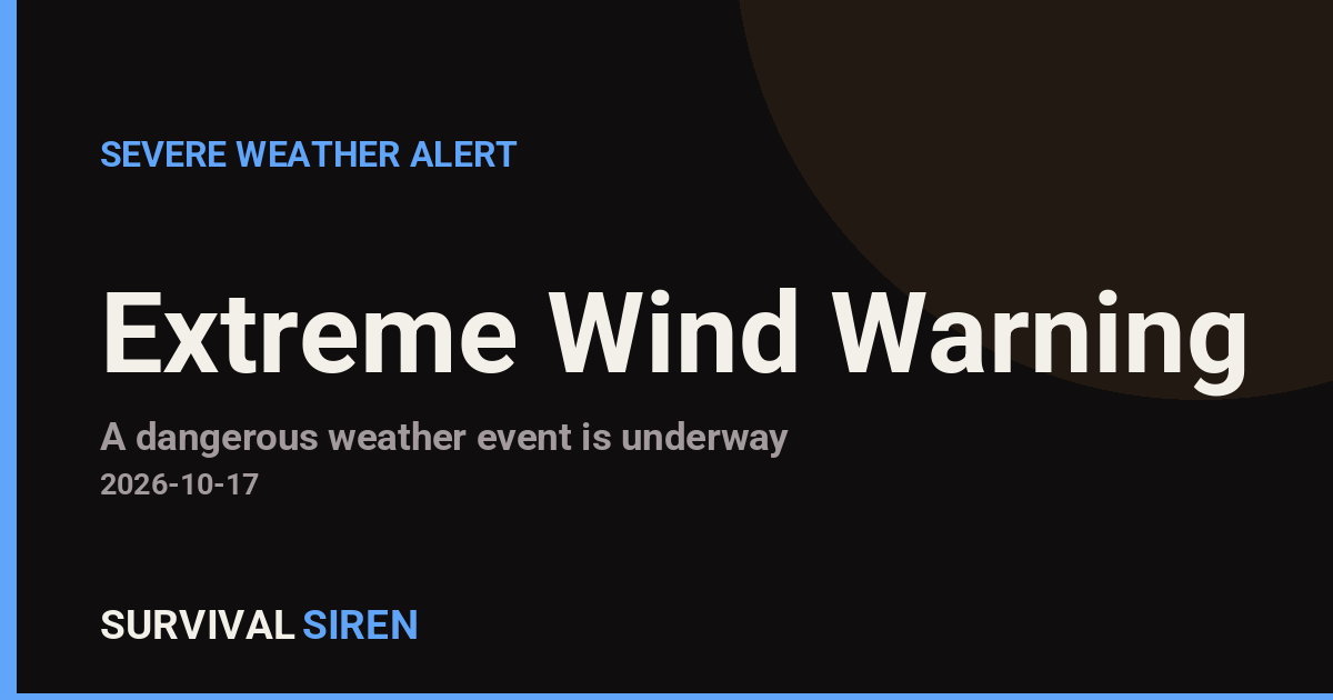 Extreme Wind Warning in Effect for Guam Until 5:30 AM ChST