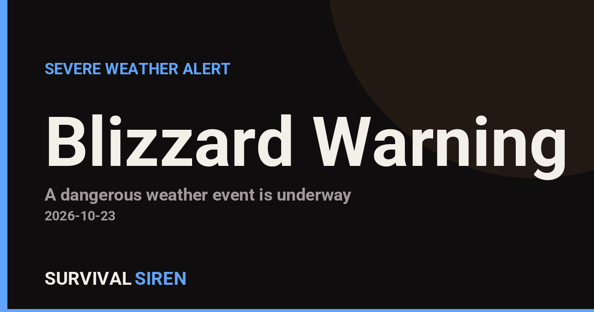 Blizzard Warning Issued for Alaska's Western Arctic and Seward Peninsula Coasts