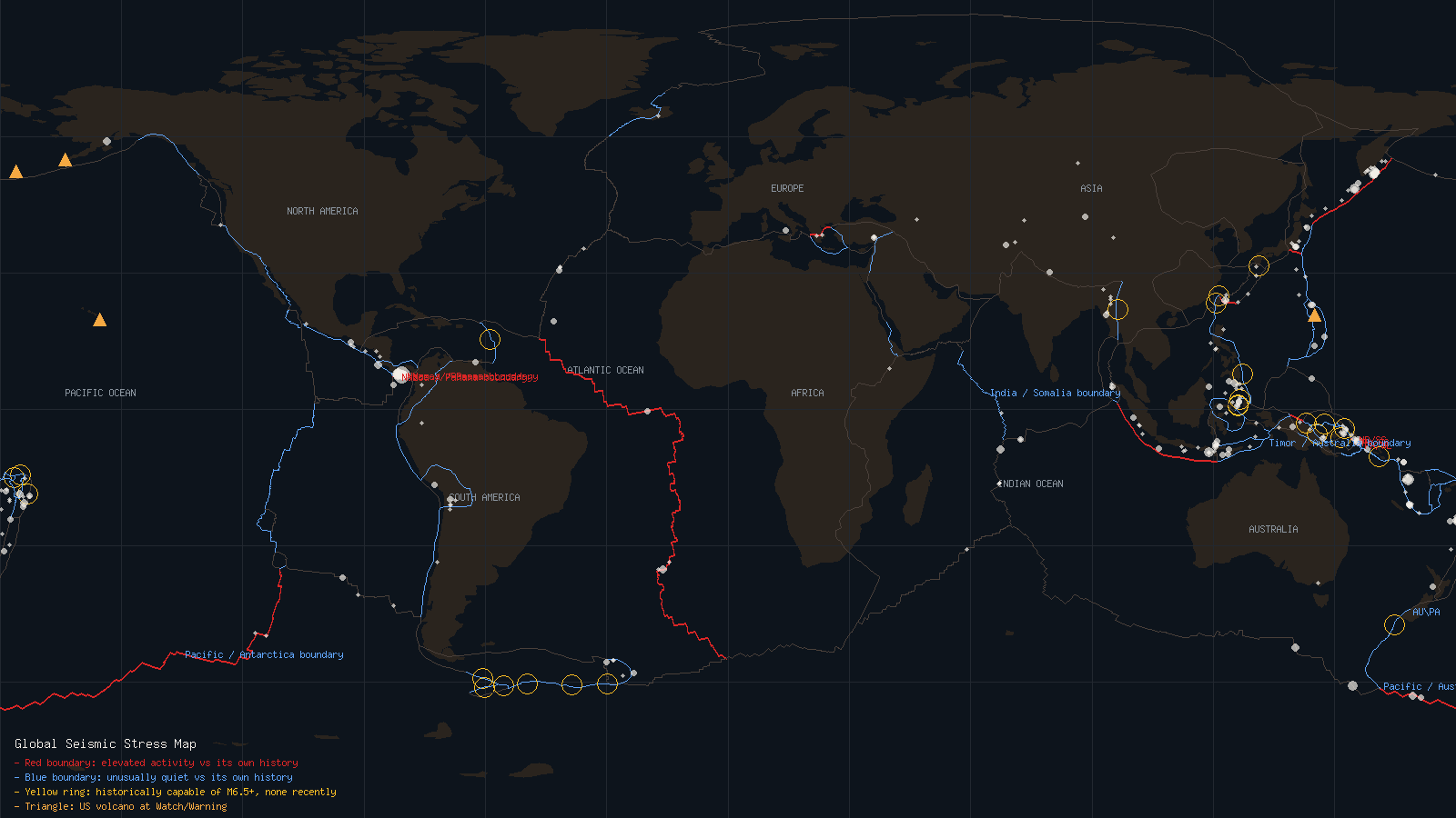 Global Seismic Stress Report - October 13, 2026